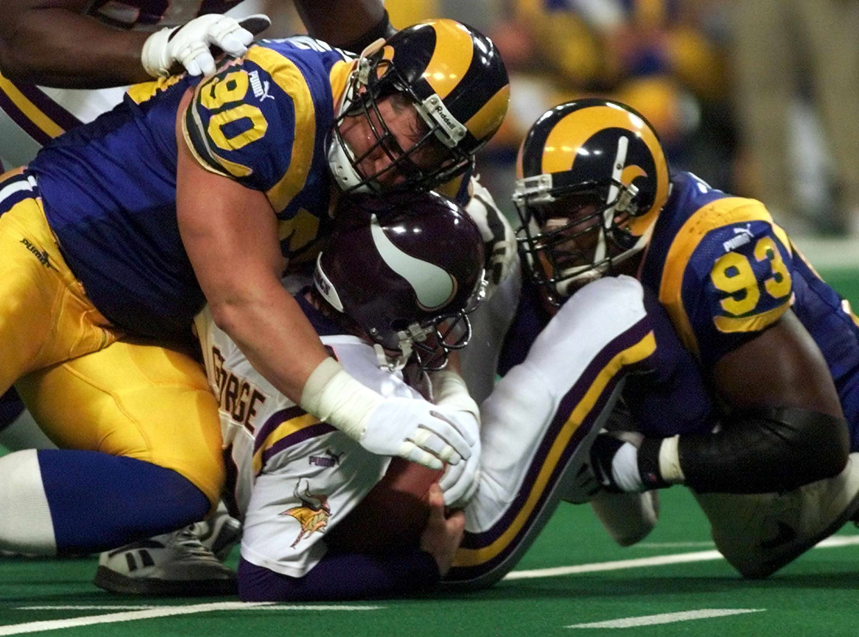 FBN-PLAYOFFS-VIKINGS-RAMS-GEORGE SACK
